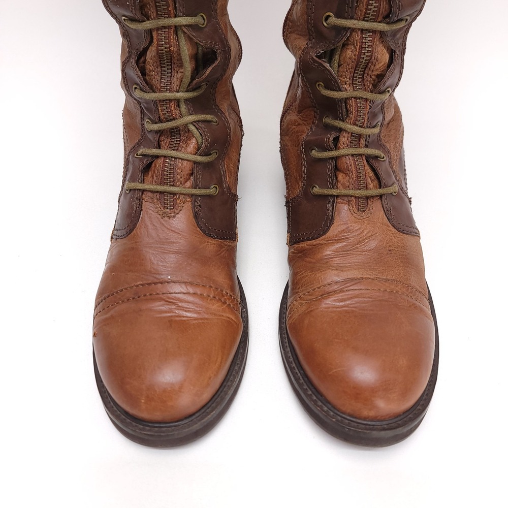 OTBT‎ Astoria Riding Boots Womens 11 M Brown Leather High Tall Equestrian - Picture 4 of 11
